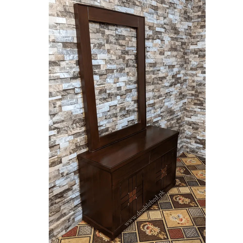 Simple Double Bed Design dressing