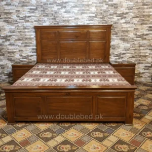 Wooden Double Bed For Sale in Lahore
